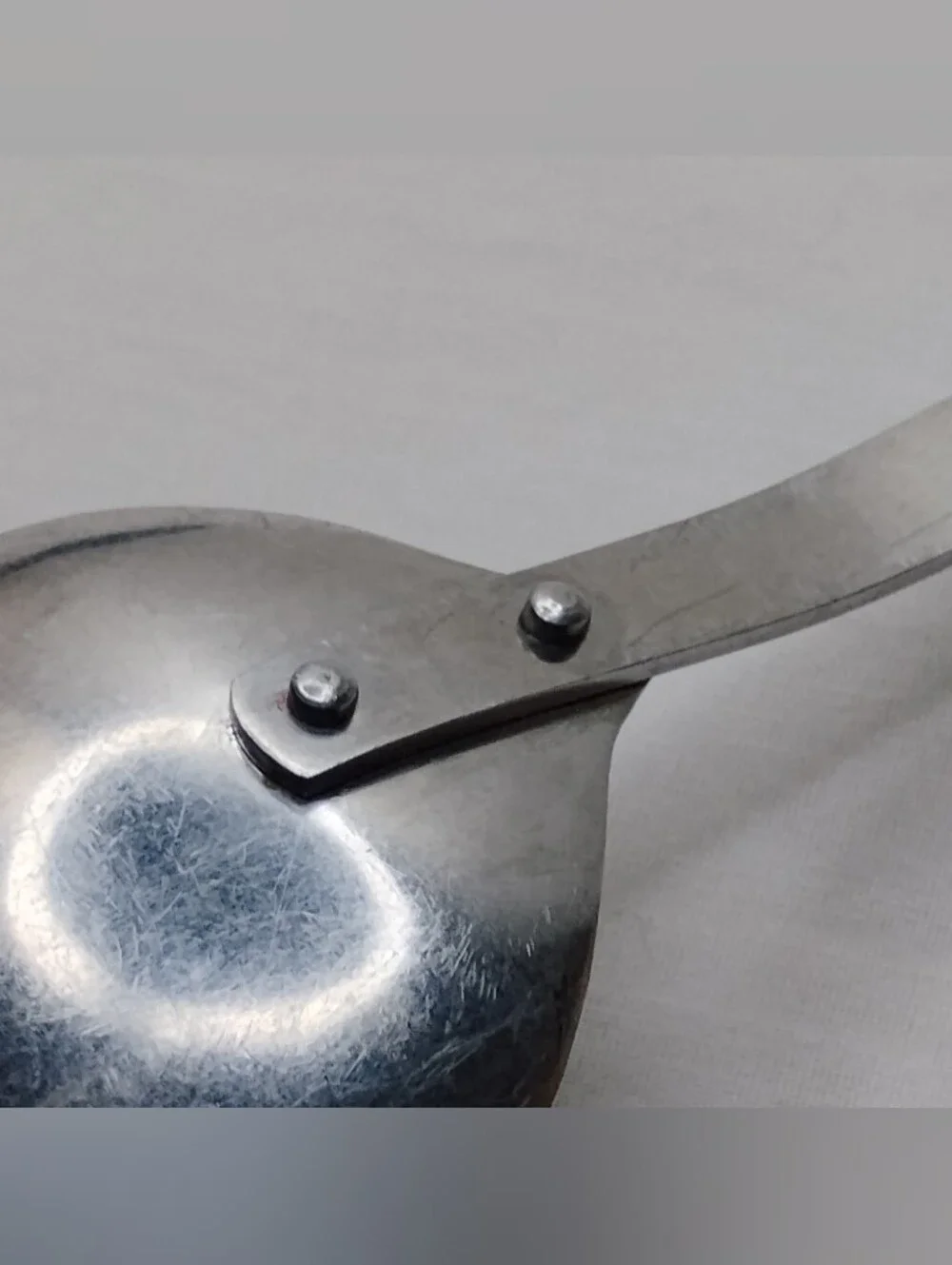 Vintage 70s 80s Household Japan Stainless Steel Metal Serving Spoon Retro Floral